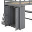 Lit mezzanine double avec bureau, tablettes et tiroirs-1134211514