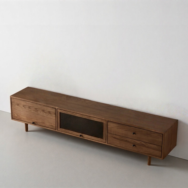 Simple Solid Wood TV Cabinet
