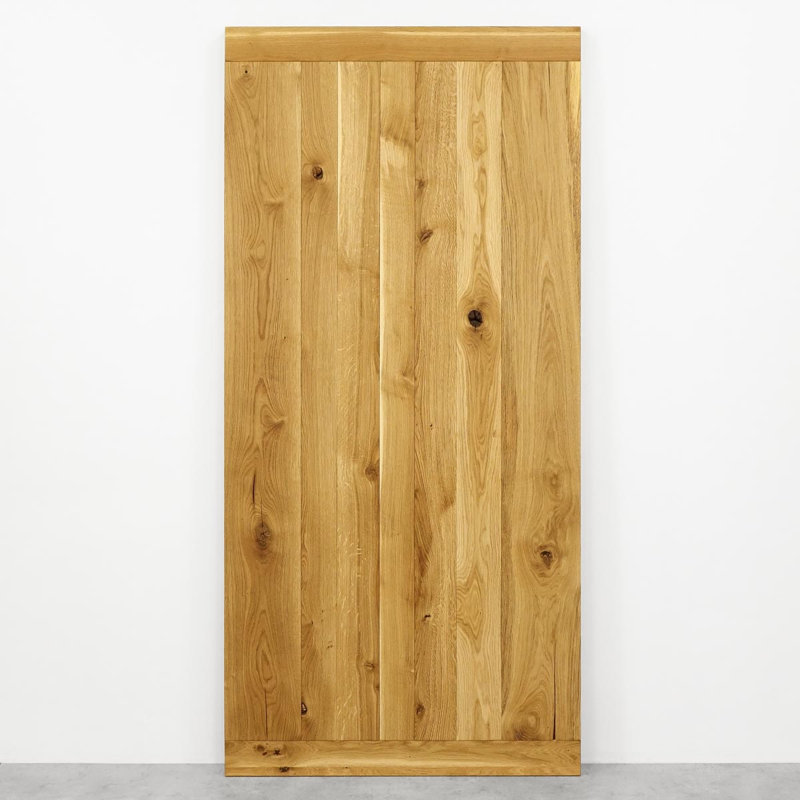Virpi Solid Oak Barn Doors, Natural Wood Oiled, 210cm H x 100cm W x 4cm D