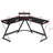 Joice L-Shaped Metal Base Writing Desk-1381773106