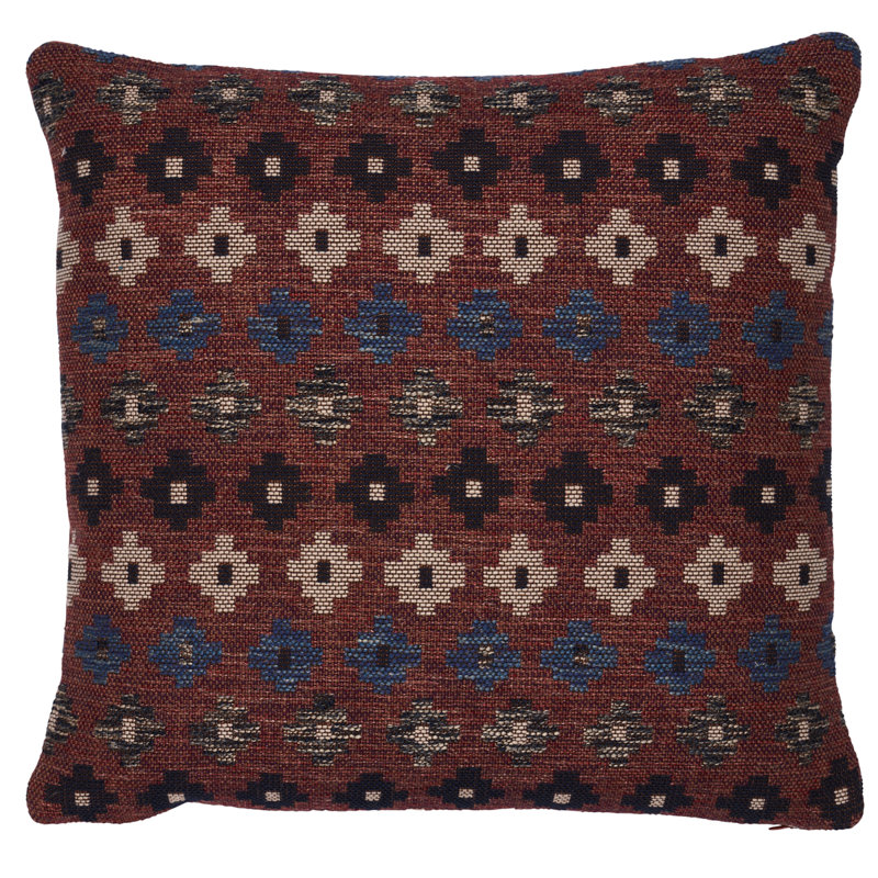 Ayumi Performance Pillow, 20" x 20", Russet