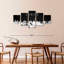 «Berlin City Berlin Skyline BW» par Artful Cityscapes - 5 pièces sur toile tendue-665549282