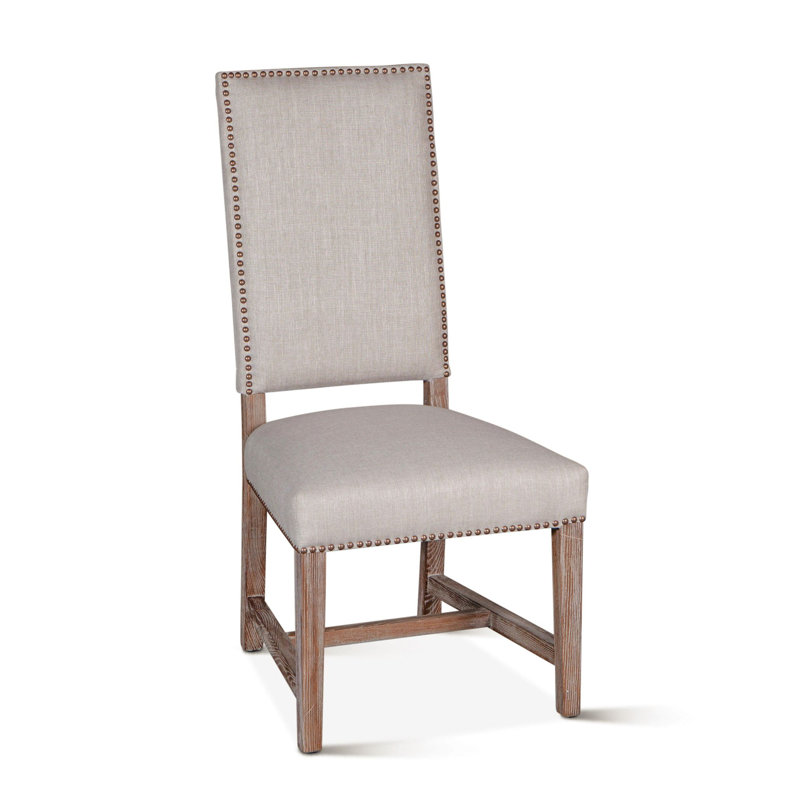 Dani Upholstered Dining Chair, Light Gray
