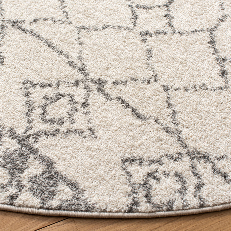 Reith Tulum Performance Southwestern Rug, Round 6'7"