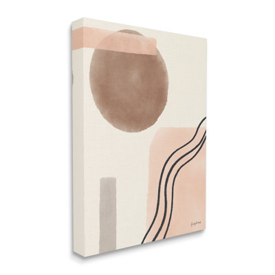 " Abstract Southwestern Landscape Interpretation Geometric Shapes " by Becky Thorns Painting