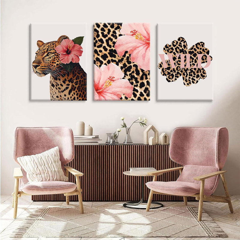 3 Piece Wrapped Canvas Wall Art