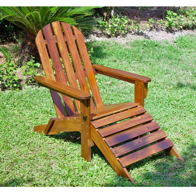 Chaise Adirondack avec repose-pieds Aryaveer
