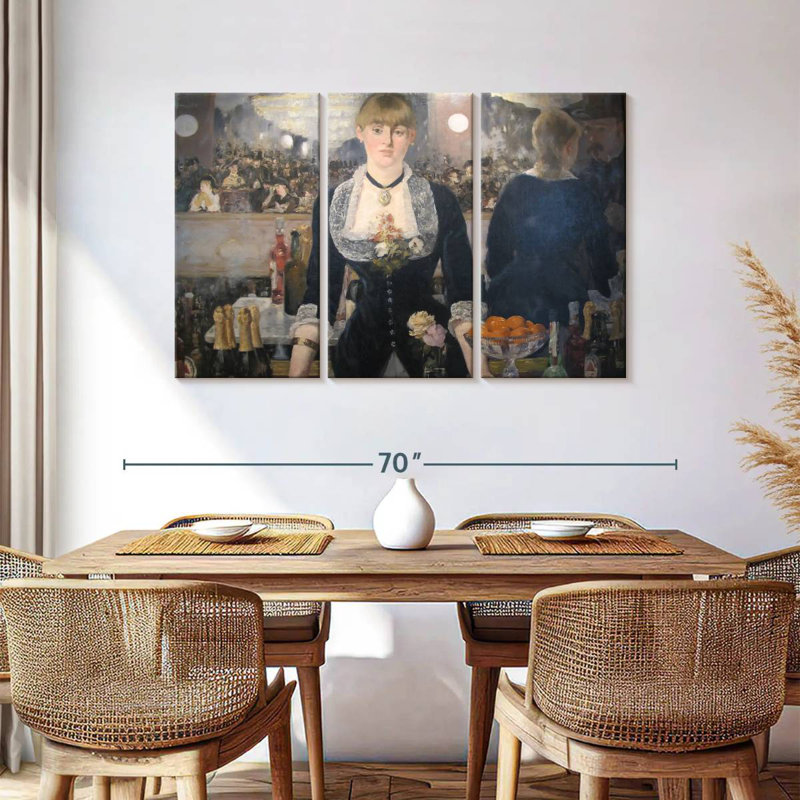 Leisha A Bar At The Folies Bergere, H 36 po x l 57 po