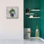 «Succulent Still Life 1 Navy» par Julia Purinton, art mural sur toile-1905133678