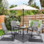 Fauteuil de patio empilable avec coussin Baugus