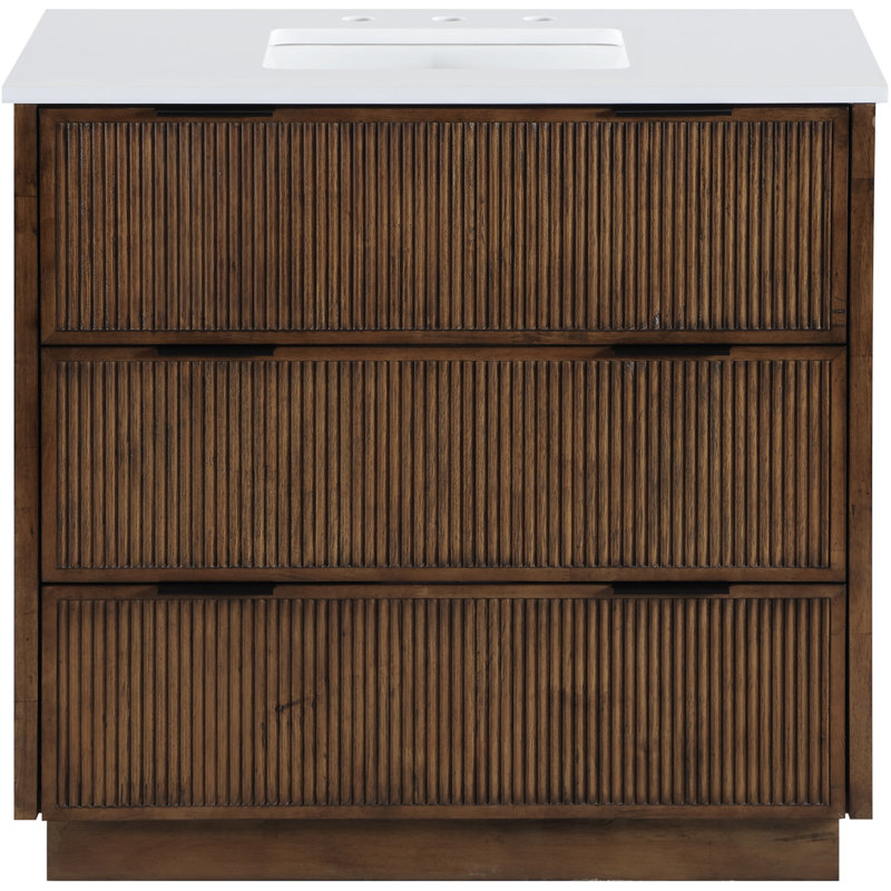 Meuble-lavabo de 36 po Willard, Brun, 36"