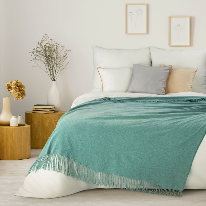 Polyester No Pattern Bedspread
