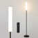 Modern LED Floor Lamp With Remote And Touch Control, Standing Lamp With White Cylinder Shade
