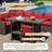 6 - Person Modular Patio Conversation Set with Cushions-1254936782