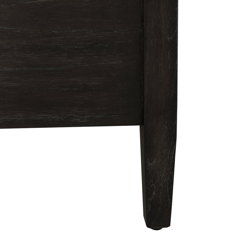 Princeton Bed, Queen, Cerused Forest Black
