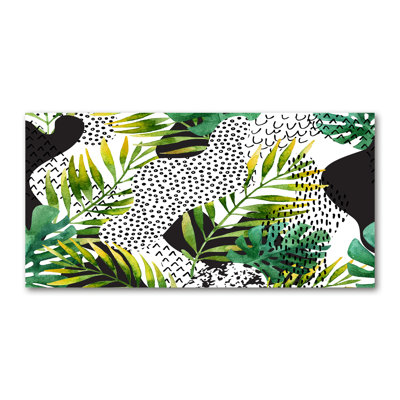 Tropical Leaves - Wrapped Canvas Print