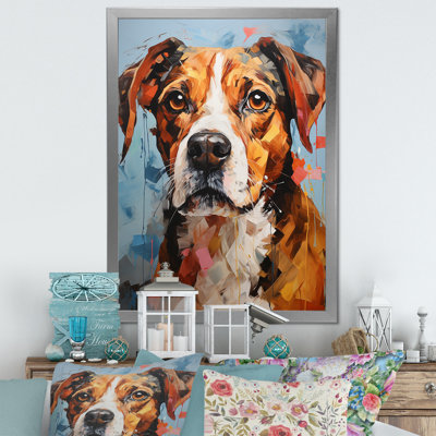Beagle Bliss sur impression sur toile