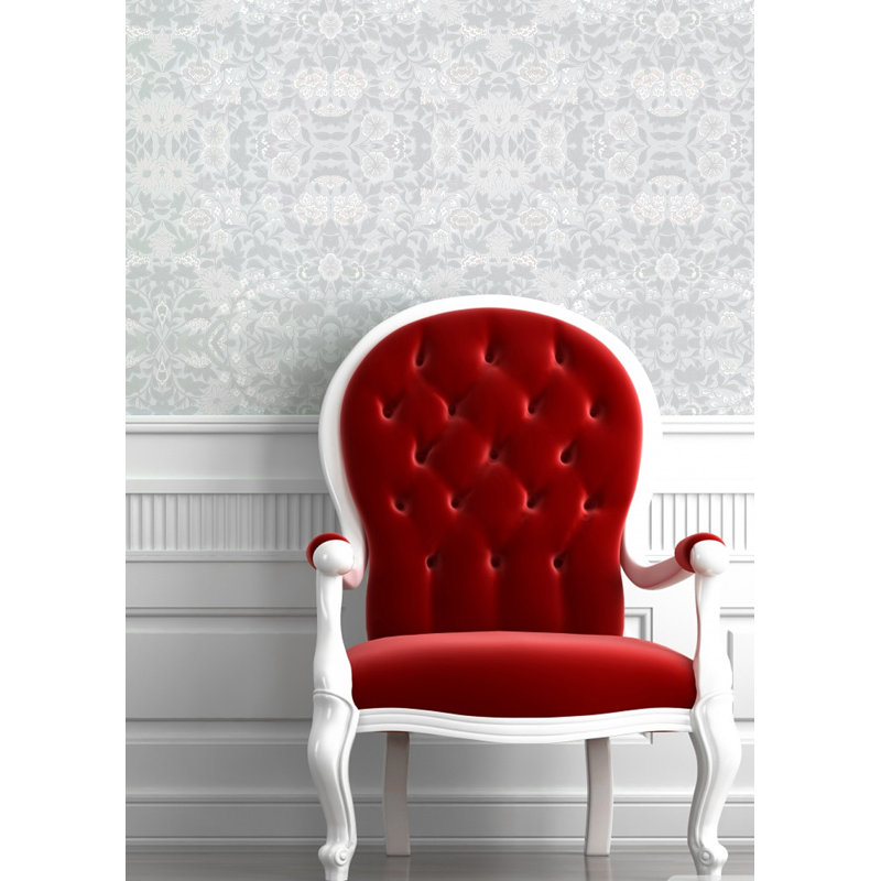 Signature Daisy Chain 10' L x 24" W Peel and Stick Wallpaper Roll, Self-adhesive