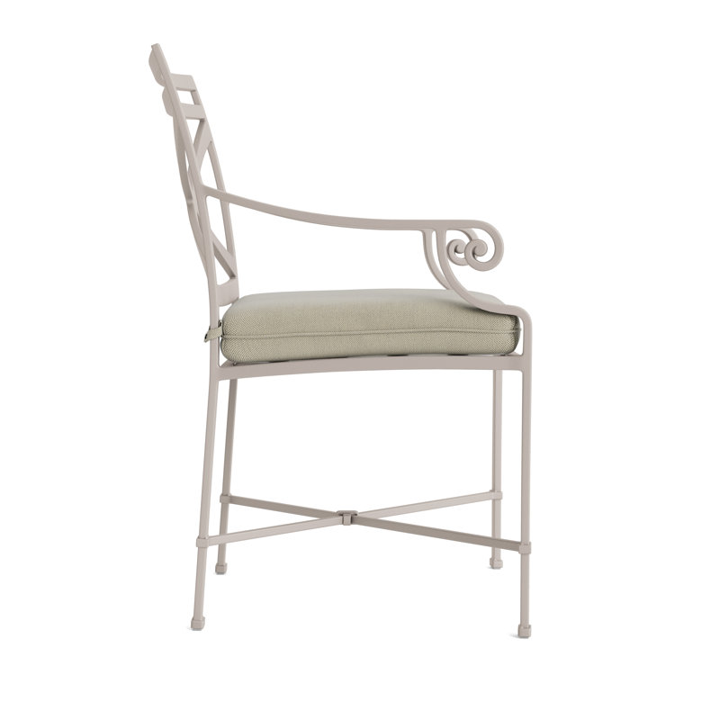 Venetian Outdoor Lounge Chair, Fusion Moccasian, Dove Smooth
