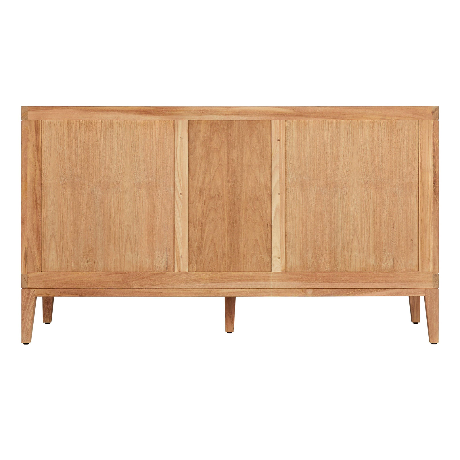 Aliso 60" Teak Double Bathroom Vanity, Carrara Marble, 8" Widespread, Natural Teak