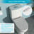 Dual Flush Ceramic Bathroom Toilet - Quiet And Powerful Flushing Combined One Piece Construction, Long-Term Investment