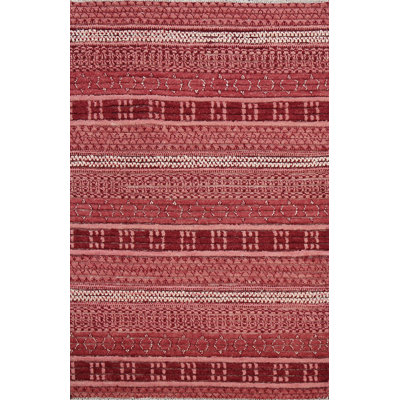 One-of-a-Kind 3'3" X 4'8" New Age Wool Area Rug in Pink