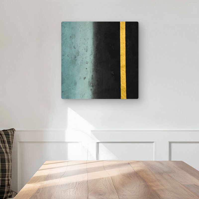Abstract Bathroom Metal Print | Modern Home Decor