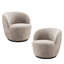 Fauteuil demi-tonneau pivotant Nen Boucle-2062154092