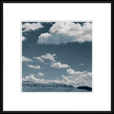 Deep Blue Landscape '- Photographie de cadre photo sur papier