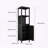 Tall Bamboo Linen Tower in Black