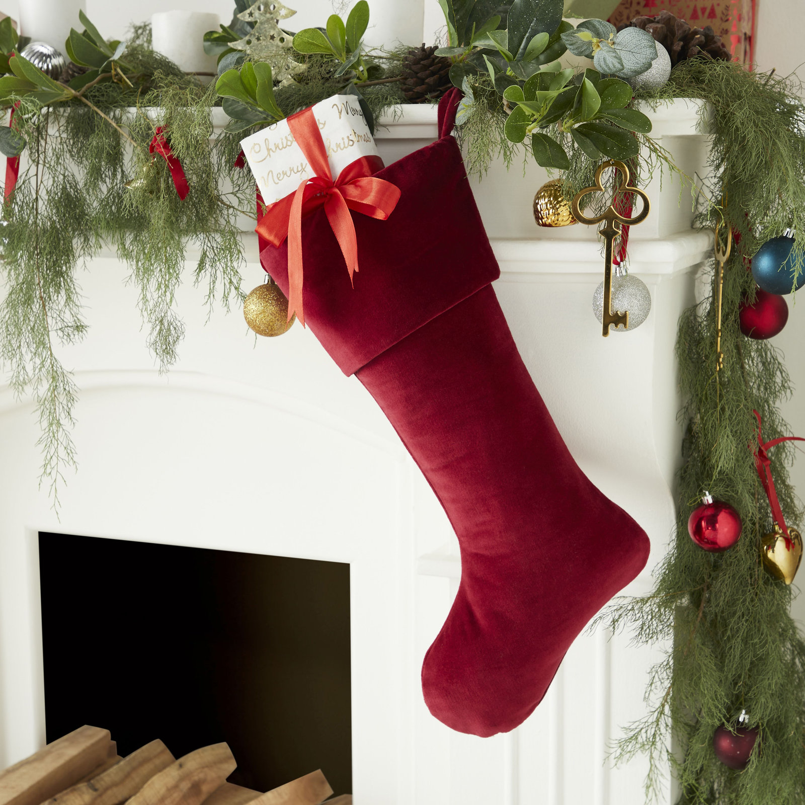Handmade Velvet Stocking