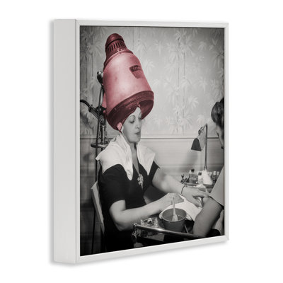 Giclée encadrée de salon Vintage Hair & Nails, design par Sophie 6
