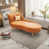 Similicuir orange