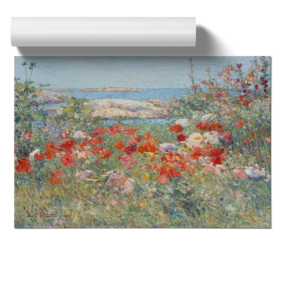 Celia Thaxters Garden by Childe Hassam - Frameless Print