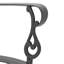 4 chaises de jardin en fonte d'aluminium avec structure noire, coussins remplis de mousse à cellules ouvertes de couleur aléatoire, revêtement, sièges de rangement empilables et confortables, design