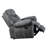 Zubaida Two Tone Gray Velvet Glider Recliner-820572520