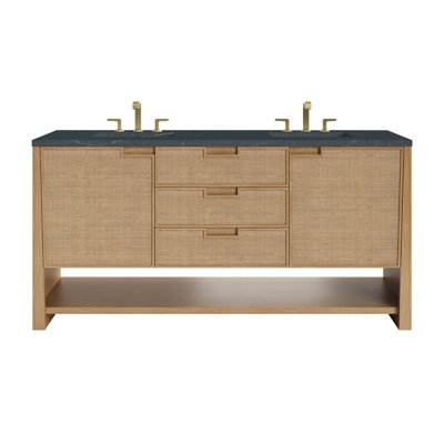 Solene 72'' Double Bathroom Vanity with Top