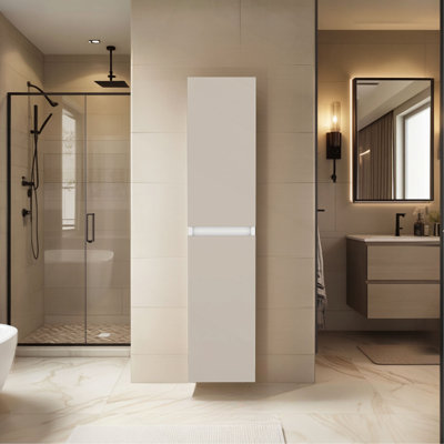 Solution de rangement murale moderne pour deux pièces Nettleton