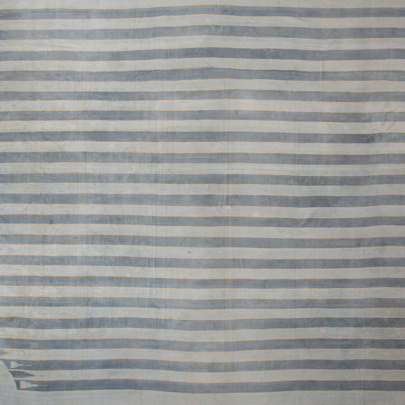 Gray Flatweave Cotton Rug - 17' x 20'9"