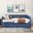 Venancio Twin Size Upholstered Daybed with Twin Size Trundle and Slat Support-613696366
