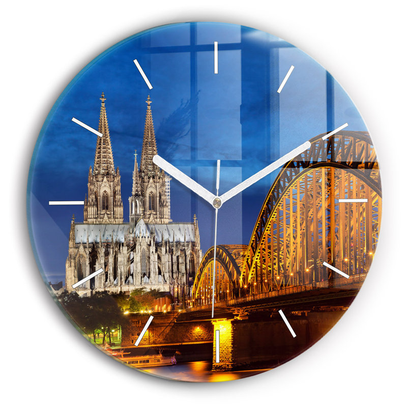 Glass Wall Clock