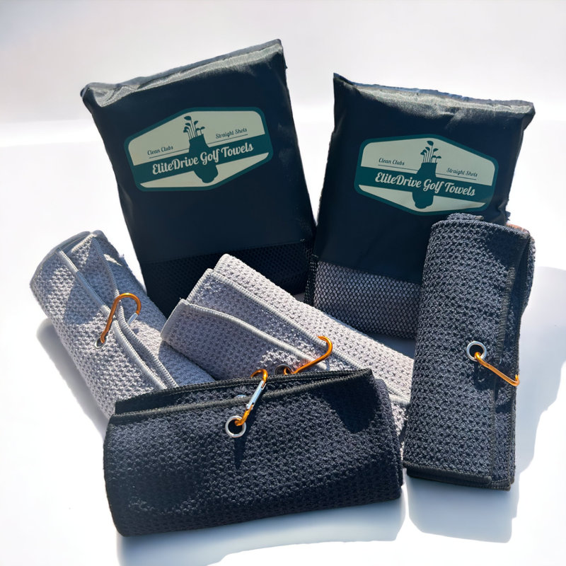 Elitedrive Golf Towels, Black