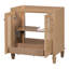【Lavabo non inclus, meuble-lavabo de base seulement】 Meuble-lavabo de salle de bain de 30 pouces sans lavabo, meuble-lavabo autoportant avec tiroir caché, armoire de rangement pour la salle de bain, meuble de rangement en bois massif