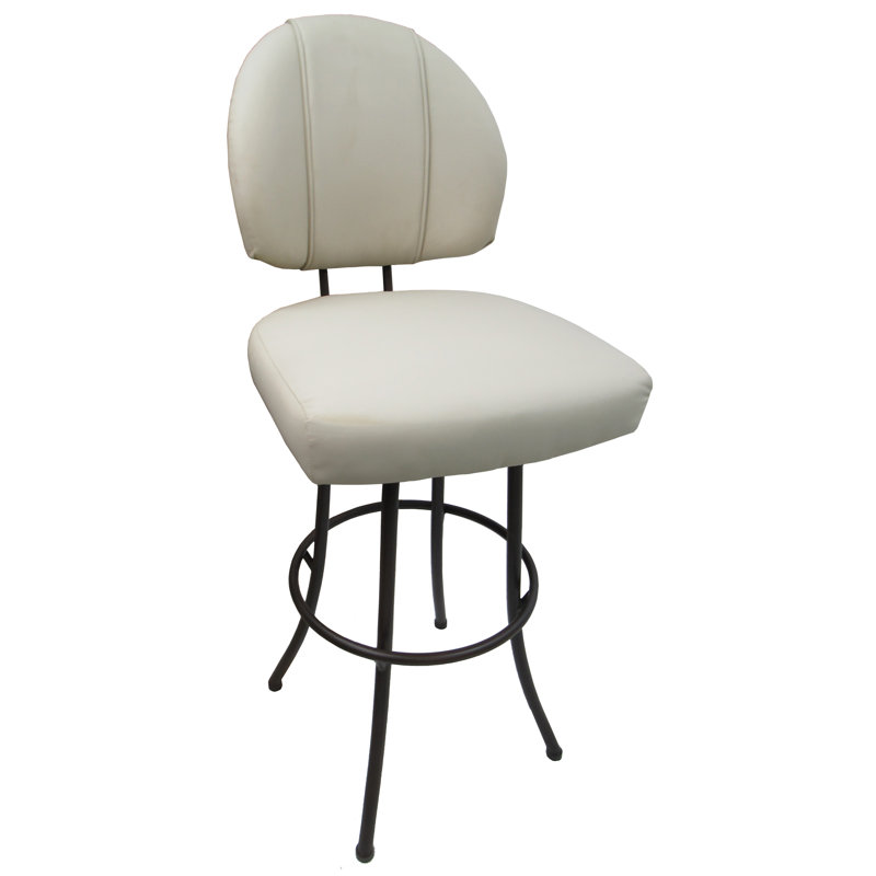 Tabouret de bar pivotant Ostrander, Brun Sanora, Brun, Extra Tall (34" Seat Height)