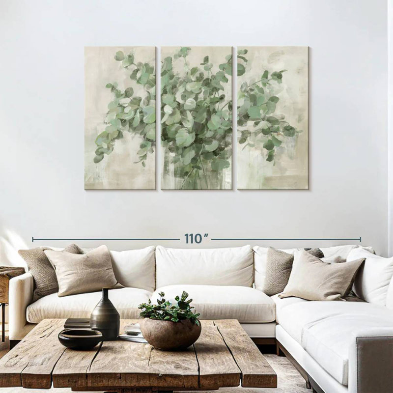 Harnek Scented Eucalyptus Neutral, 48" H x 74" W