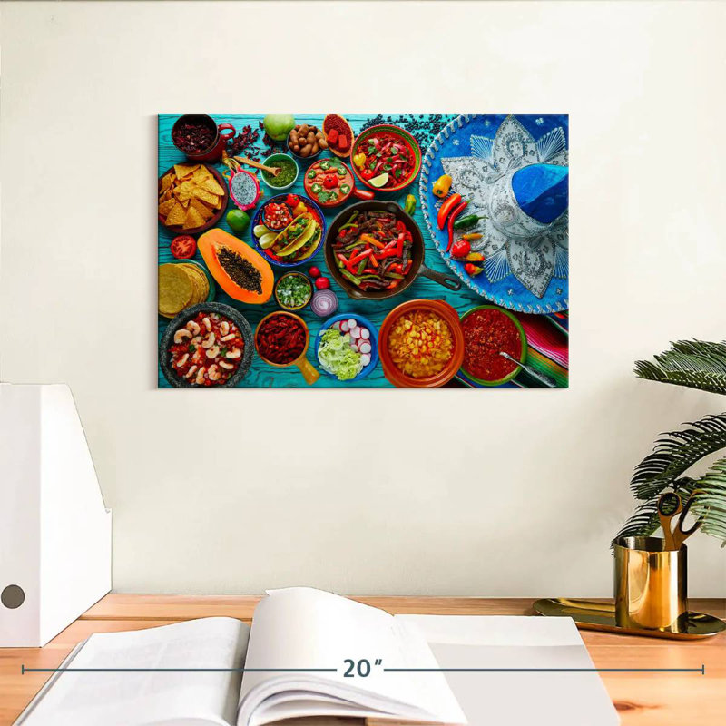 Yarlin Mexican Dishes, 8" H x 12" W