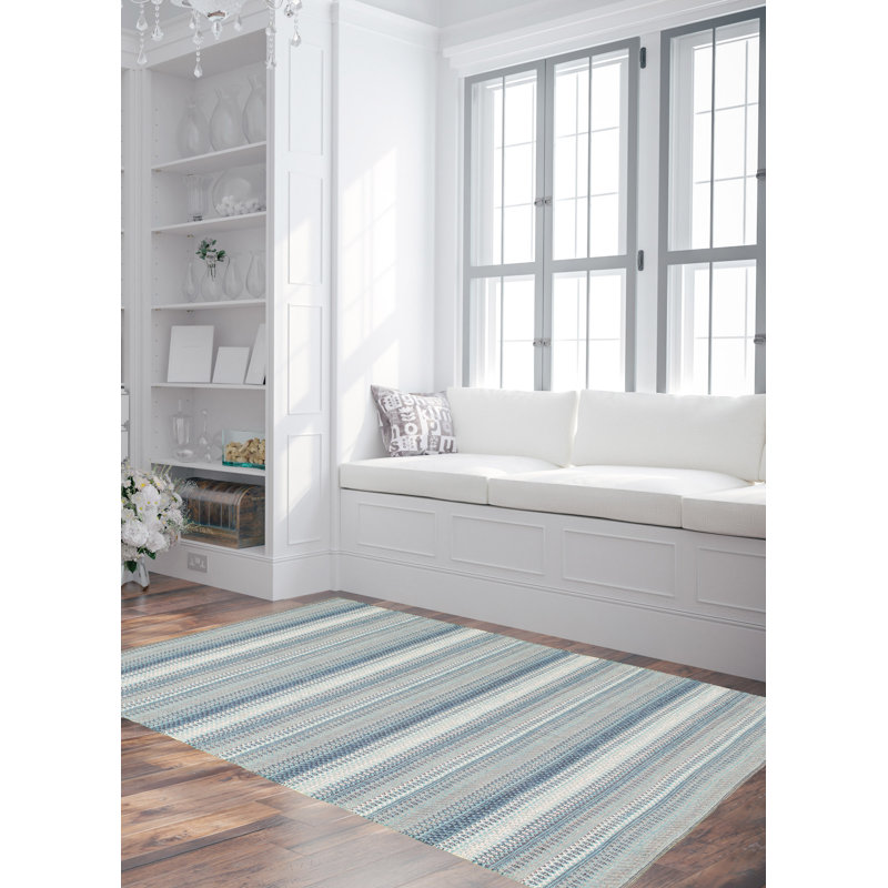 Irving Place Wool Geometric Indoor Rug, Rectangle 5'2" x 7'8"