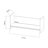 23.6" Industrial Modern Metal Floating Wall Shelves for Heavy Duty Display-748321314-750212430