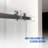 56"-60"W X 76"H Frameless Shower Door, Double Sliding Shower Door, 3/8" (10Mm) Clear Tempered Glass Shower Enclosure With Square Rail,Double Side Easy Clean Coat-118550336