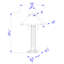 Lampe de table métallique 24,5 po Heineman